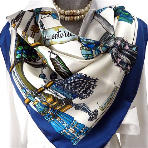 hermes foulard blu|used hermes scarves for sale.